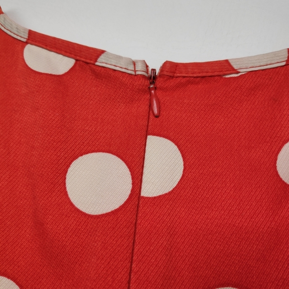 ASOS Sleeveless Top With Spot Print and Peplum 6 - Picture 7 of 11